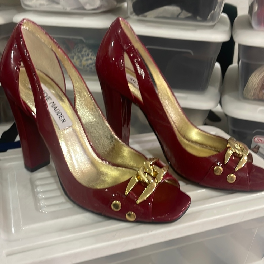 Steve Madden Red Heels